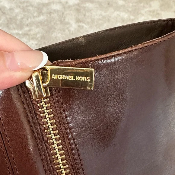 MICHAEL KORS women’s leather riding boots - Picture 2 of 8